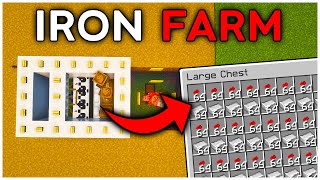 The BEST Day 1 Iron Farm in Minecraft Java 121 Tutorial [upl. by Carmelo]