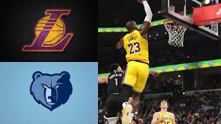 Lakers vs Grizzlies  Lakers GameTimeTV  Lakers Highlights [upl. by Esirehc]