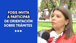 FOSIS INVITA A PARTICIPAR DE ORIENTACIÓN SOBRE TRÁMITES [upl. by Peder556]