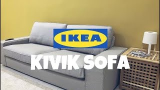 KIVIK Sofa Unboxing amp Assembling  IKEA How To [upl. by Naujid118]