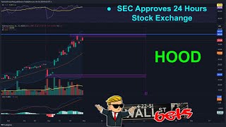 SEC Approves 24 Hours Stock Exchange  HOOD ICE SCHW  Stock News [upl. by Dorcea]