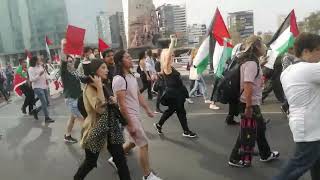 Marcha a Favor del Pueblo Palestino y Vs las Atrocidades Sionistas Israelíes CDMX  27042024 [upl. by Paddie993]