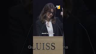 Il discorso di Paola Cortellesi alla cerimonia di apertura dellanno accademico della LUISS [upl. by Eenobe790]