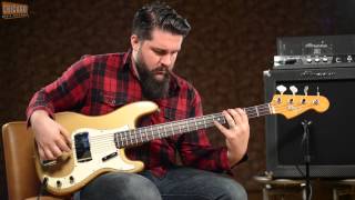 1967 Fender Precision Bass Shoreline Gold  CME Gear Demo  Marc Najjar [upl. by Eldredge]