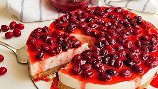 NoBake Cornelian Cherry Cheesecake [upl. by Moriah]