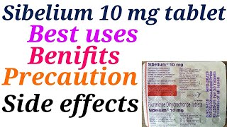 Sibelium 10 mg tablet best uses benifits precaution and side effects in hindi [upl. by Fedirko]