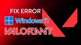 Valorant TPM 20 Error Windows 11 Fix [upl. by Anuhsal]