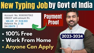 New Typing Job by Government  Earn 200 Per Page  Translation Job  Work From Home Job 2023 [upl. by Ened]