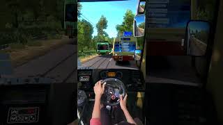 Idiot Bus Overtake Wrong Eurotruck Simulator2 tamil bus game shorts bussimulator shorts [upl. by Amerigo]