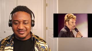 My First Time Hearing Johnny Hallyday  Lenvie Reaction Video [upl. by Dnaltiak]