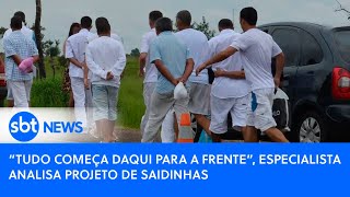 “Tudo começa daqui para a frente” especialista analisa projeto de saidinhas [upl. by Suzetta955]