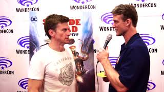 Gideon Emery Interview  Suicide Squad Hell to Pay at WonderCon [upl. by Eikcor657]