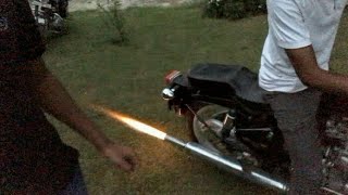 How to make Pataka sound with Bullet 350 Latest video 2019 Old Bullet Pataka 1990 Must Watch [upl. by Decamp346]