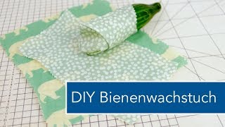 DIY Bienenwachstuch selbermachen  Nachhaltigkeit Samstagsvideo [upl. by Orgel]