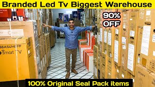 Biggest electronic warehouse  Cheapest electronic items amp home appliances  Led tv  fridge  AC [upl. by Ecirtak460]