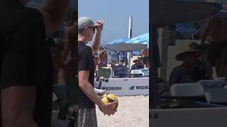 The Matsa vs Alex Ranghieri Miles Partain vbtv hermosabeach Open beachvolleyball [upl. by Hodess120]