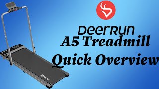 DeerRun A5 Pro Smart Treadmill Quick Overview [upl. by Atikal513]