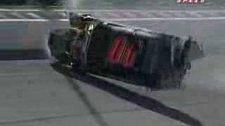 Michael McDowell NASCAR Crash in Qualifying Texas [upl. by Googins404]