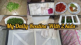 My Daily Routine with 2 KidsPhaliyan RecipeAlizeh ampmommy [upl. by Ralf]