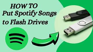 2024 Updated How to Put Songs from Spotify to External Flash Drive [upl. by Eislrahc]