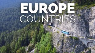 17 Most Beautiful Countries in Europe  Travel Video [upl. by Drape173]