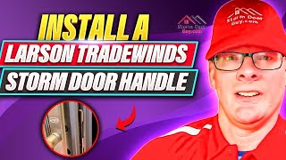 Curve UP or Curve Down You Decide  stormdoorguy diy install [upl. by Anemaj]