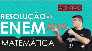 Resolução Enem Matemática 2018 136 a 145 [upl. by Arri981]