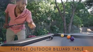 Get Ready to elevate your outdoor game with a Fab pooltable straight from France billiardtable [upl. by Rianna42]