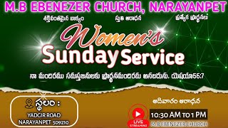 MB EBENEZER CHURCH  WOMENS SUNDAY SERVICE  15092024 [upl. by Norted]