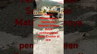 Rakyat IKN sudah lihat video ini ibukotanusantara ibukotabaru excavator loader konstruksi ok [upl. by Gothart377]