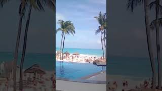 Quiet Pool at Hotel Riu Cancun  AllInclusive Resort in Cancun Mexico [upl. by Luciano]