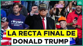 Los últimos pasos de Donald Trump La recta final de su campaña presidencial en EEUU [upl. by Lebama]