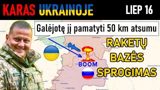 Liep 16 Ukrainiečiai Sunaikina Rusų Raketų Bazę LIKVIDUOTA DAUGIAU PAREIGŪNŲ  Karas Ukrainoje [upl. by Lebam307]