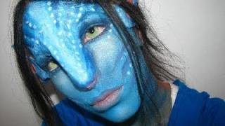 Avatar Makeup NaVi Halloween Prosthetics with Joannadeliliah [upl. by Bywoods]