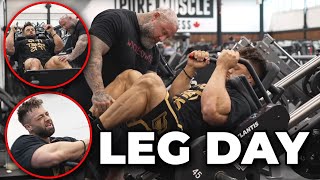 FULL LEG DAY ft MIKE VAN WYCK [upl. by Dovev]