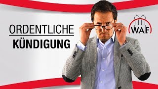 Was ist eine ordentliche Kündigung Grundbegriffe der Kündigung einfach erklärt  Betriebsrat Video [upl. by Gerianne679]