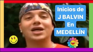 Los inicios de J BALVIN EN MEDELLÍN [upl. by Anyrb]