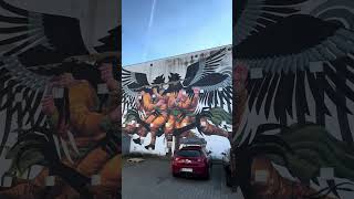 Captivating Aalborg streetart part 2 denmark mural shorts sanokuda boseletti elmac [upl. by Ayim]