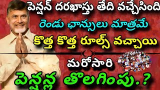 కొత్త పెన్షన్ తేది  పెన్షన్ ల వెరిఫికేషన్  పెన్షన్ లో మార్పులు  NTR Barosa Pension Scheme [upl. by Peggy25]