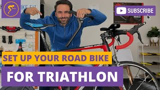 HOW TO PROPERLY SET UP YOUR ROAD BIKE FOR TRIATHLON [upl. by Leinahtan225]