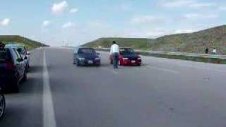 Saxo VTS VS Saxo VTS Drag Race [upl. by Bellaude804]