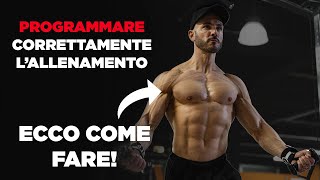 Programmare lallenamento per la MASSA MUSCOLARE  il modo migliore per progredire [upl. by Cudlip]