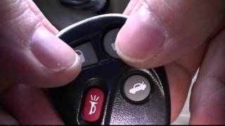 How to Re Program a GM Keyless Entry Car Remote Buick Chevy Cadillac Pontiac [upl. by Toblat]