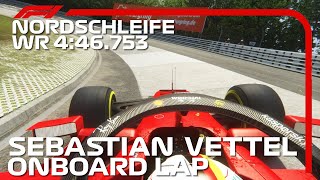 Sebastian Vettel Onboard Lap  2020 Nordschleife Grand Prix  World Record in an F1 car 446753 [upl. by Werda393]