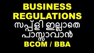 BUSINESS REGULATIONS  CONTRACT OF AGENCY  IMPORTANT TOPICS  BCOM BBA  CALICUT [upl. by Isadora886]