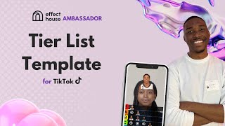 Free Tier List Template Effect House [upl. by Anala118]