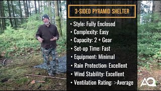 TARP TUTORIAL No Trees No Rope No Problem Watertight and Windproof Shelter Goes Up In 3 MINS [upl. by Yeldar90]