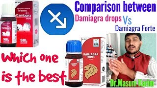 Damiagra Forte drops With Damiagra drops Comparison Which one is the best [upl. by Aynom]