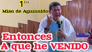 19323 PRIMERA MISA DE AGUINALDO 🎉 Padre Luis Toro 🔴En Vivo LA FÉ [upl. by Attelrahc]