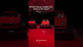 Which Ferrari model gets your vote for the best [upl. by Yahsram]